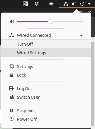 Ubuntu network icon