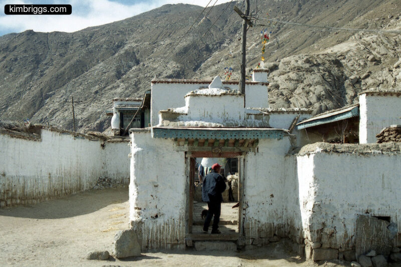 Tibetan country home compound.