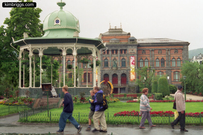 Bergen, Norway, park.