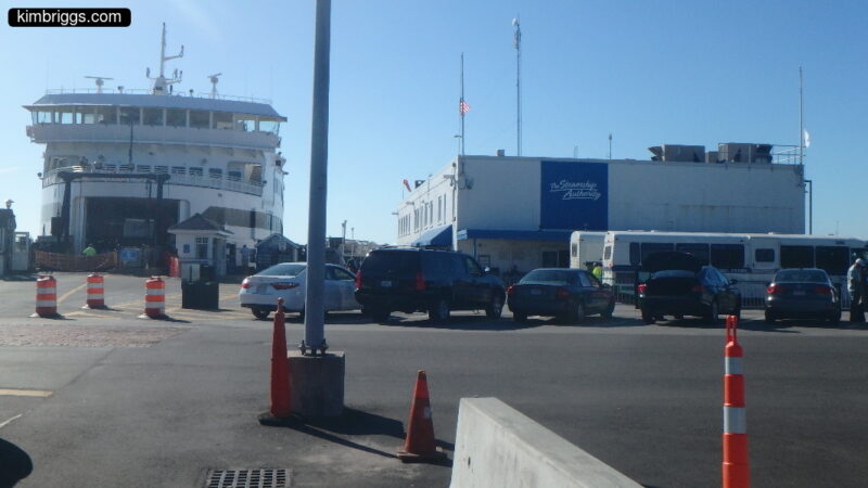 Martha's Vineyard ferry at Woods Hole.