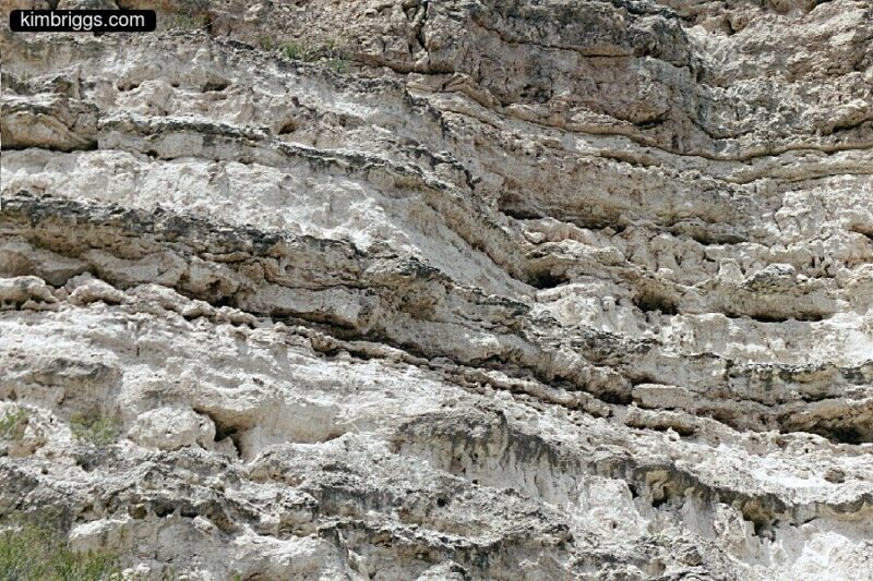 White stone surface.