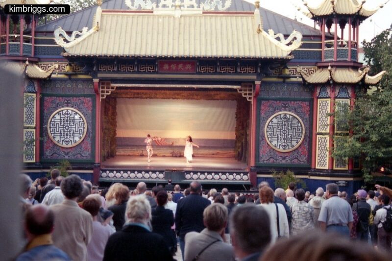 Crowd at Asian stage in Tivoli Gardens.