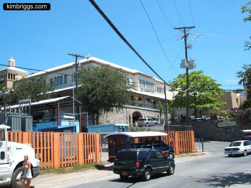 Cruz Bay commercial building.