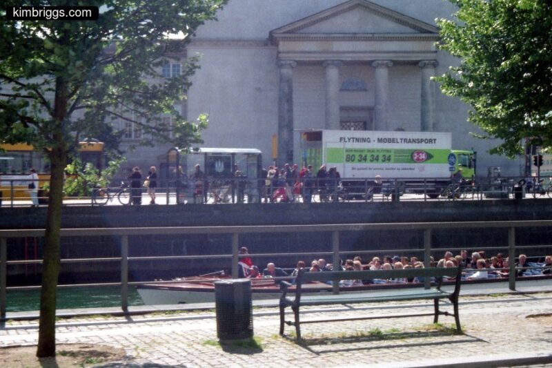 Copenhagen canal tourist boat.