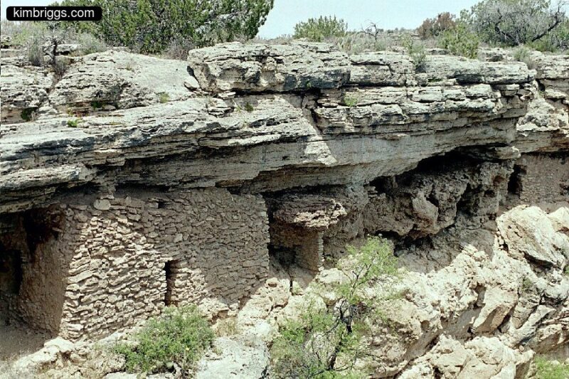 Stone shelter in side of Montezuma's Well.