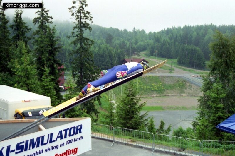 Ski Jump simulator in Oslo.