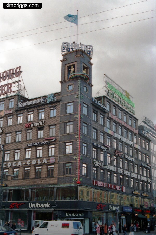 Clock tower ladies in Copenhagen Denmark.
