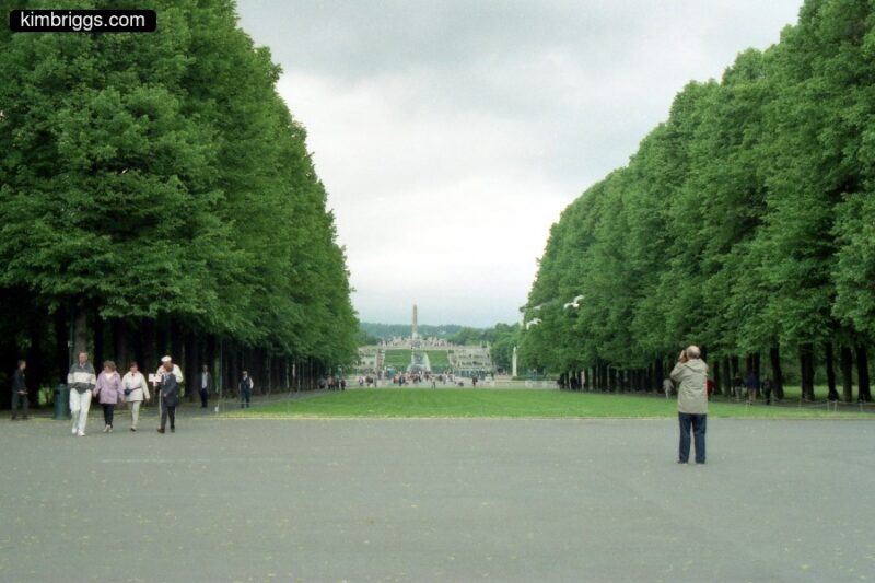 Open-air park in Oslo, Norway.