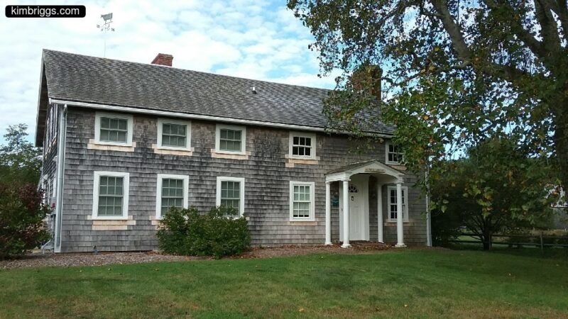 New England building with cedar shingles.