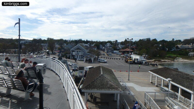 Vineyard Haven view from Martha's Vineyard ferry.