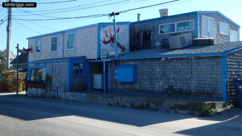 Menemsha fish market building.