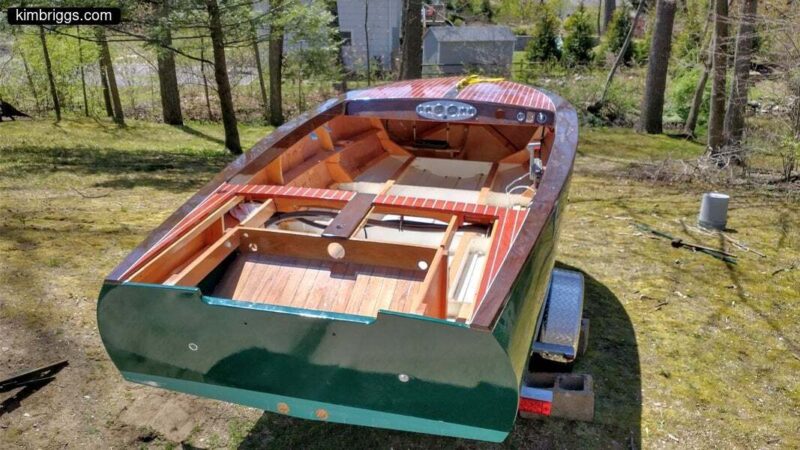 23 wooden boat homemade