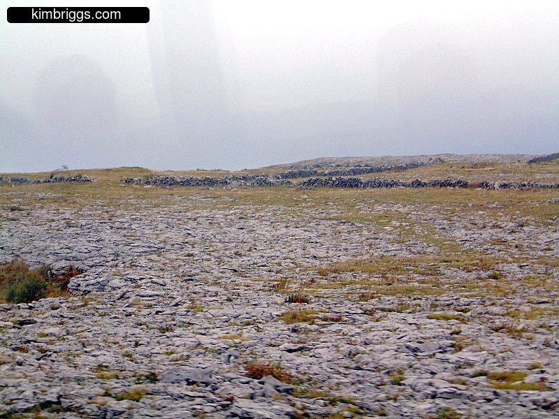 Limestone surface of The Burren.