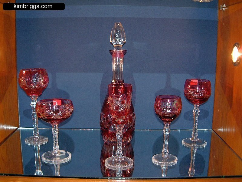 Connemara Crystal in red.