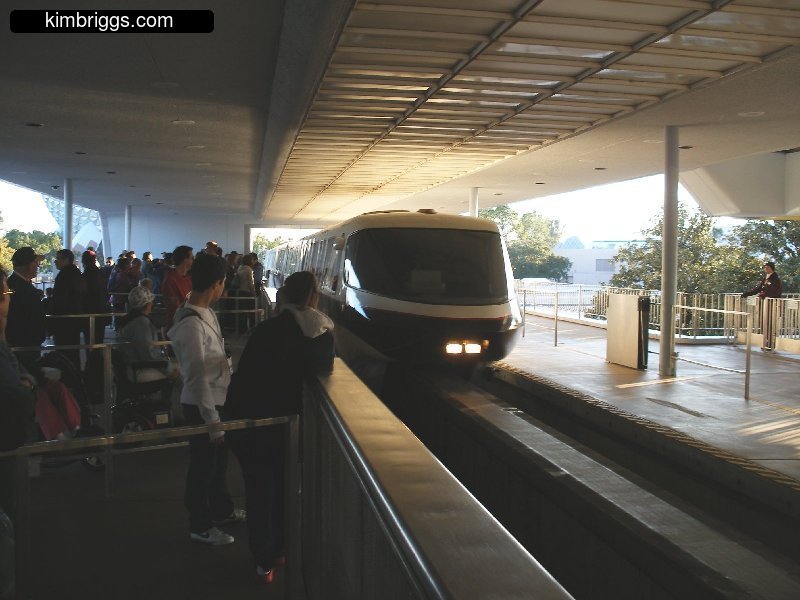 Disney World monorail.