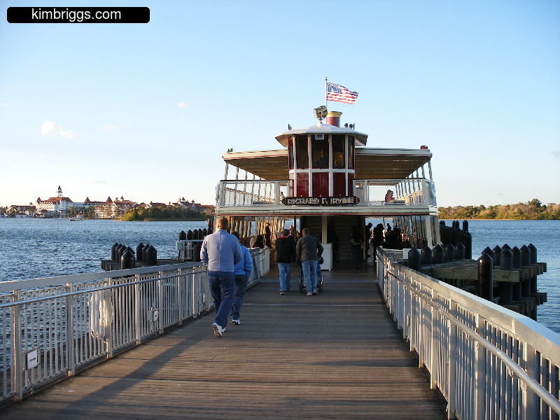 Disney World arrival ramp.