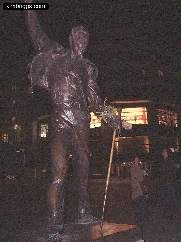 Freddie Mercury statue in Montreux, Switzerland.