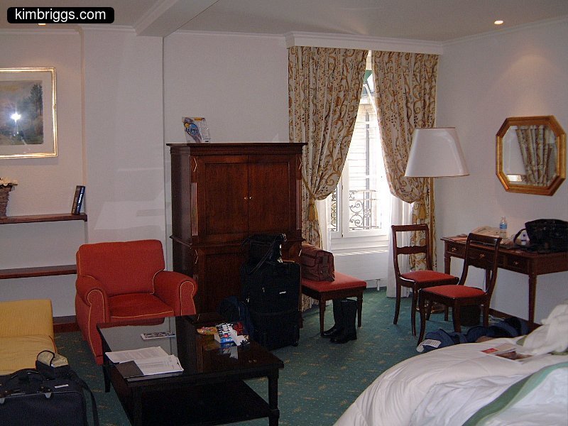 Geneva Hotel Bristol room.