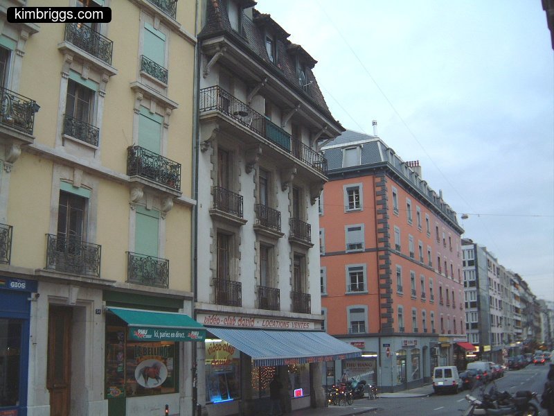 Geneva old world architecture.