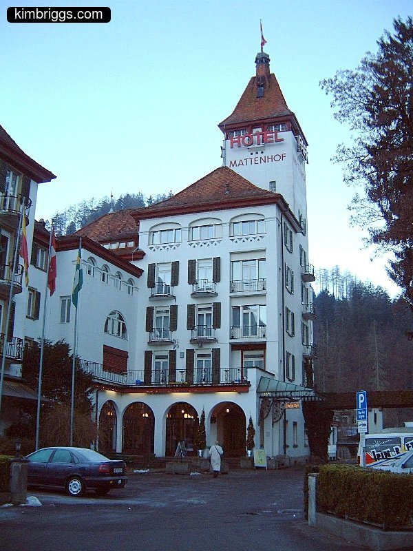 Interlaken Hotel Mattenhof.