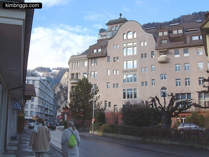 Hotel Savoy, Interlaken, Switzerland.