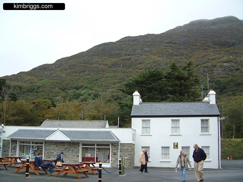 Kylemore Abbey visitor's buildings.