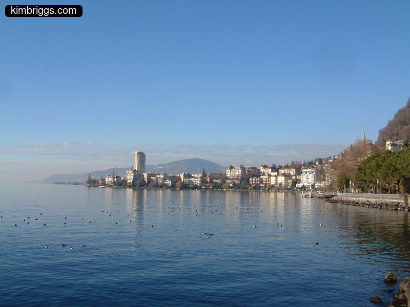 Montreux on Lake Geneva.