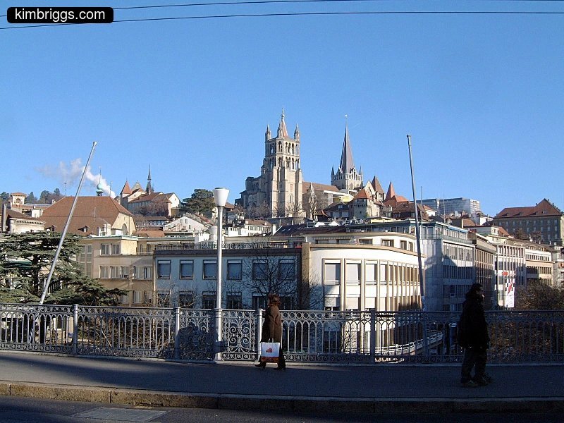 View of Lausanne churches.