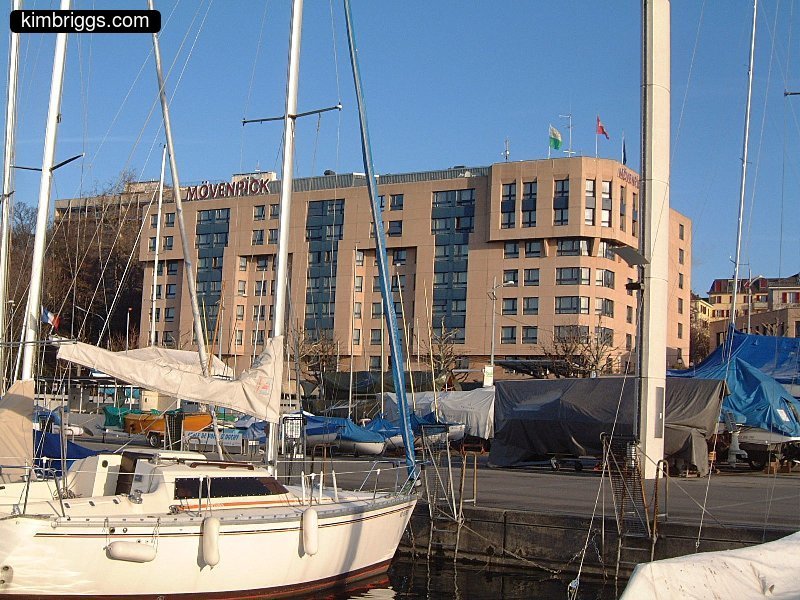 Movenpick hotel exterior, Lausanne.