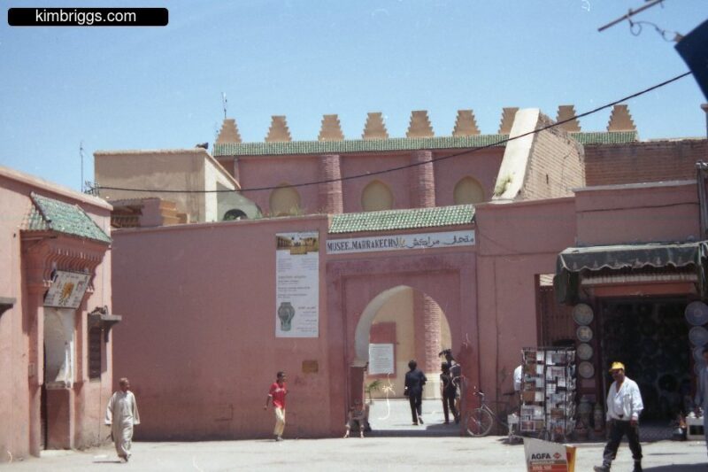 Museum of Marrakech entrance.