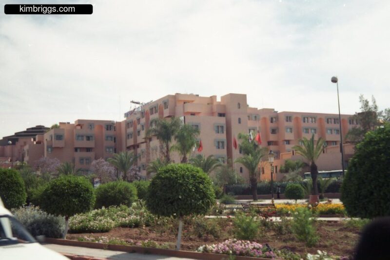 Modern style apartments in Marrakech Morocco.