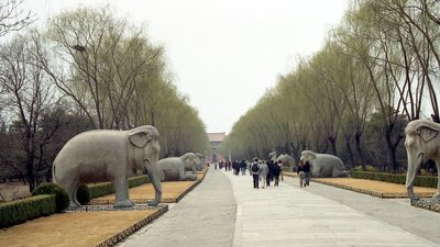 Sacred Way Statues in Beijing.