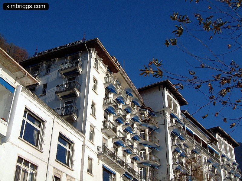 Hotel Exelsior, Montreux, Switzerland.
