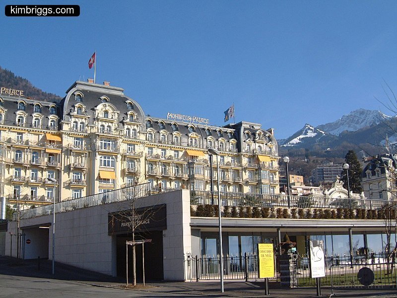 Montreux Palace Hotel.