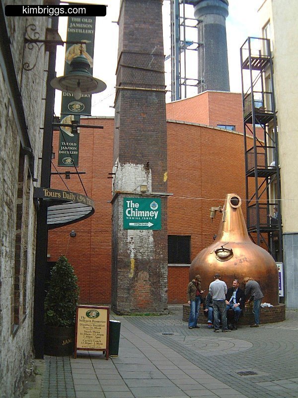 Old Jameson Distillery copper pot.