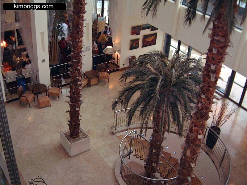 Lobby at Radison Hotel Galway.