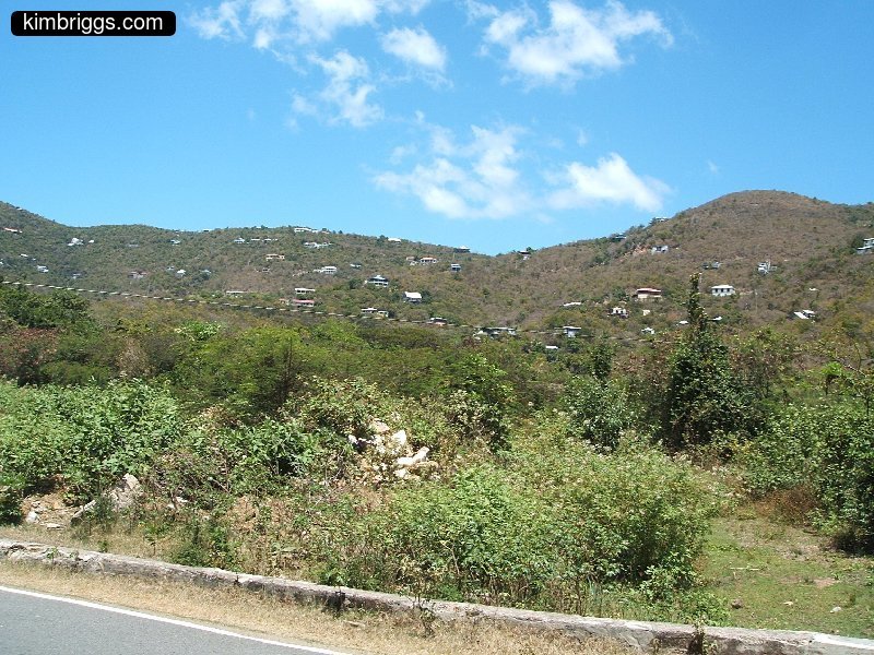 Hills of St. John USVI.
