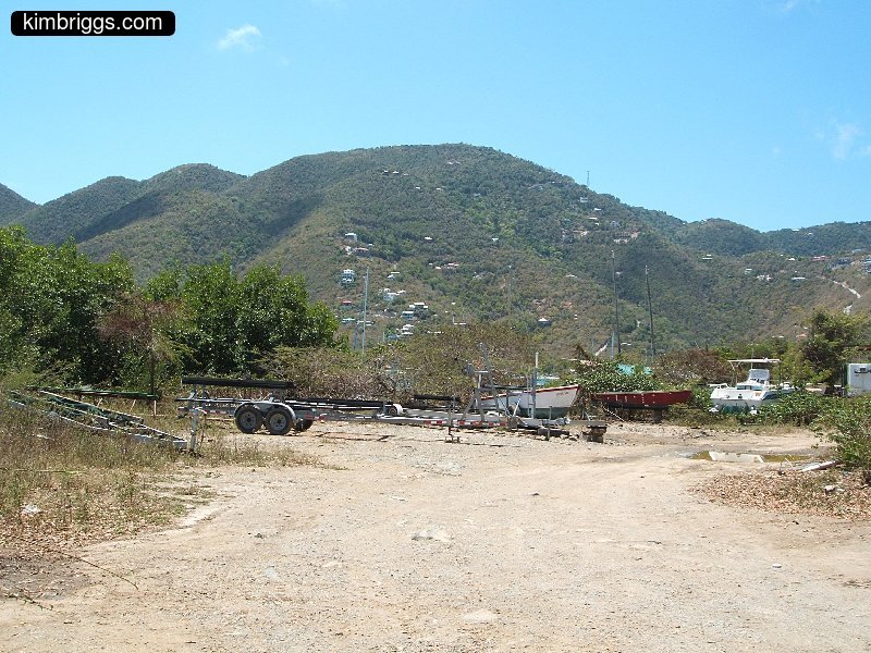 Houses on a hill in St. John.
