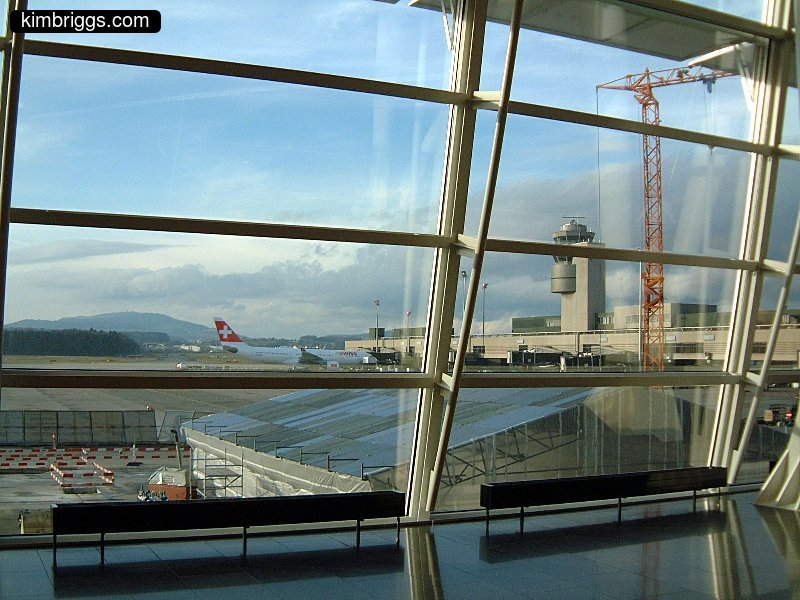 View from Switzerland airport.