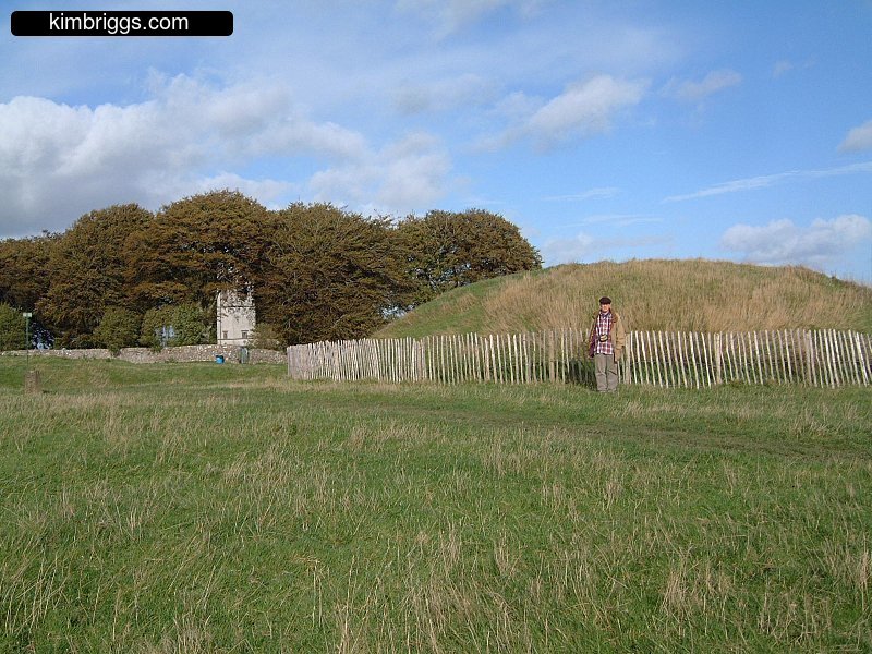Mound at Tara Hill Ireland.