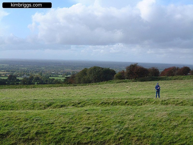 View from Tara Hill in Ireland.
