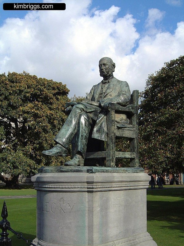 William Lecky statue, Trinity College Dublin.