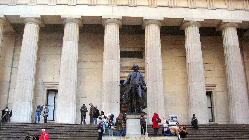 wall st federal hall nyc 850