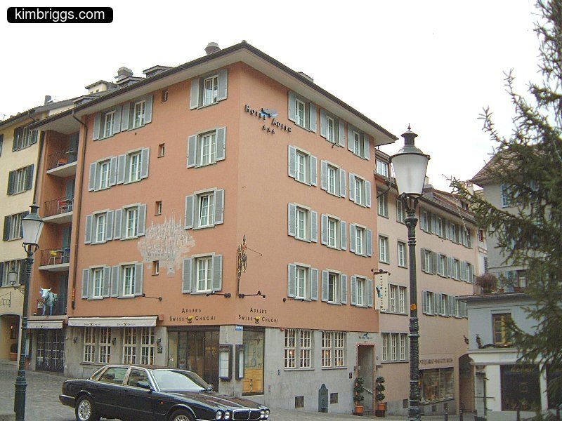 Zurich Hotel Adler exterior.